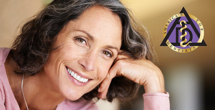 Smiling older woman